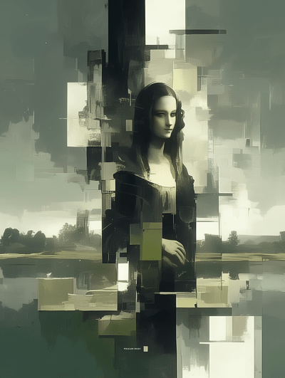 Fragmented Mona Lisa