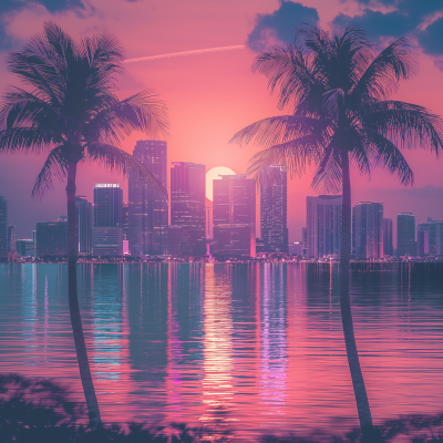 Miami Vice Sunset