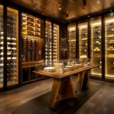 Cheese Room in Luxury Hotel’s Wine Club