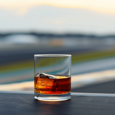Bourbon at Race Track