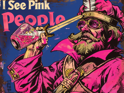 I See Pink People Event Poster