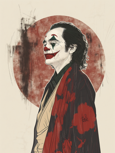 Melancholic Joker Illustration