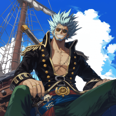Pirate Anime Illustration