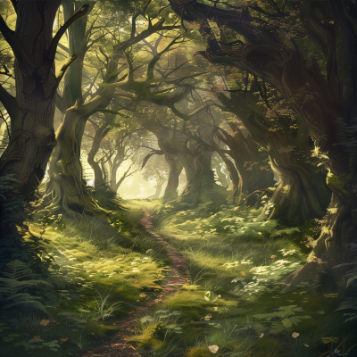Mystical Forest Pathway