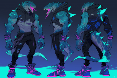 Futuristic Monster Character