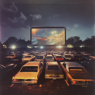 1980’s Drive-In Movie Theater