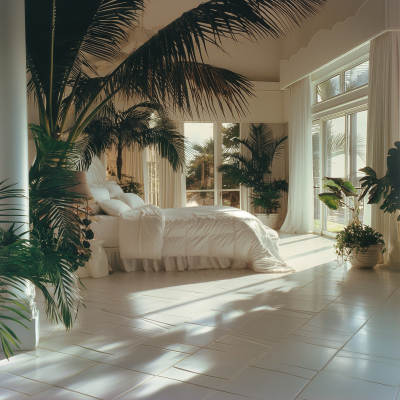 1980’s Florida Mansion Master Bedroom