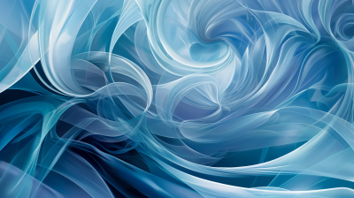Abstract Blue Vector Graphic