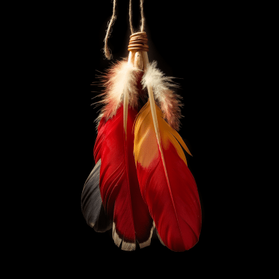 Native American Feathers Decoration