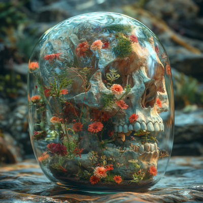 Skull Aquarium Bowl
