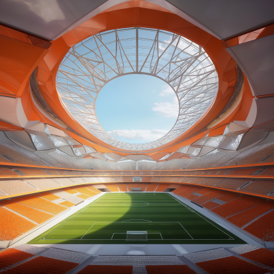 Vibrant Modern Stadium