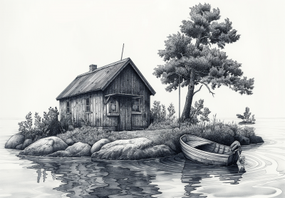 Finnish Island Village