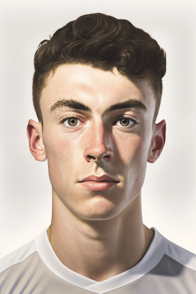 Portrait of a Young English Footballer