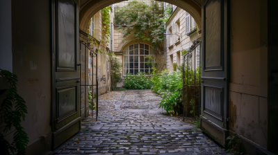 Parisian Archway Entrance
