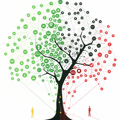 Tree Glass Diagram Poster
