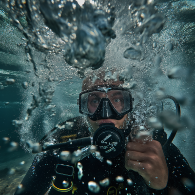 Underwater Scuba Diver