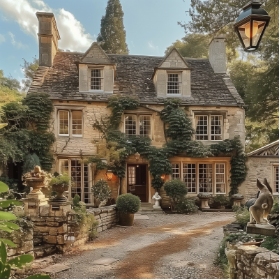 English Countryside Stone House
