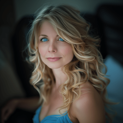Blonde Woman Portrait