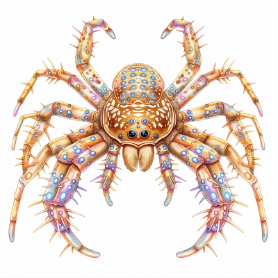Fantastical Spider Illustration