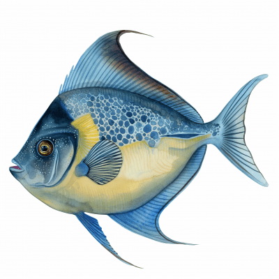 Vibrant Tropical Fish Illustration