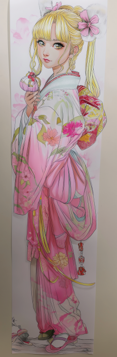 Japanese Kimono Illustration