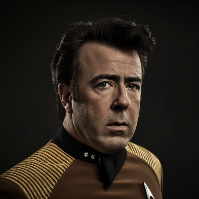 Jonathan Ross Star Trek Character Illustration