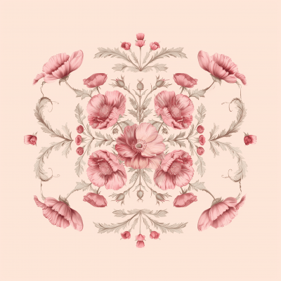 Victorian Floral Pink Brand Imagery