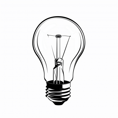 Isometric Lightbulb Illustration