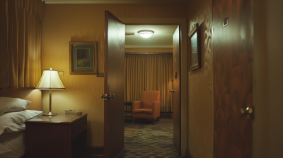1970s Hotel Room Door