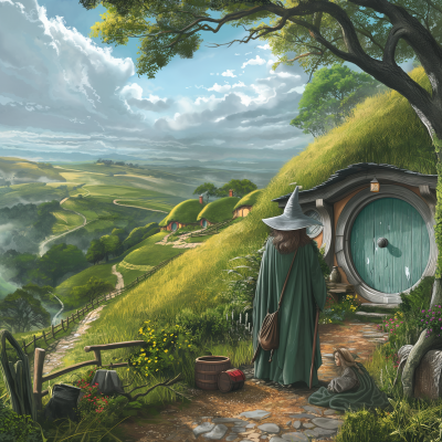 Hobbiton Shire Landscape