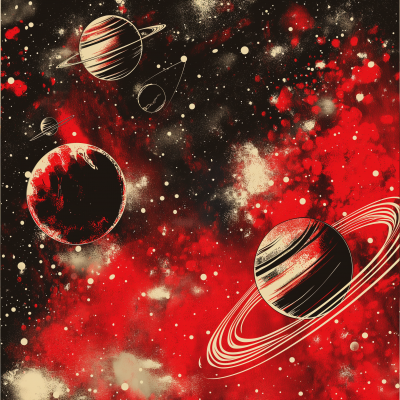 Cosmic Biopunk Illustration