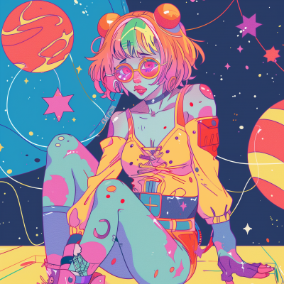 Celestial Space Girl