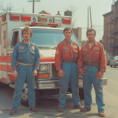 Vintage American Ambulance EMT Paramedics