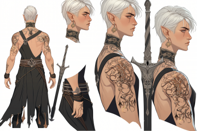 Elven Warrior Character Study