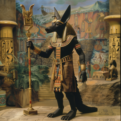 Anubis Puppet in Jim Henson Style