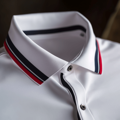 Polo Shirt Collar Close-up
