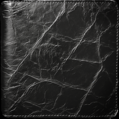 Old Black Leather Cover Texture
