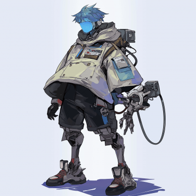 Friendly Male Cyborg