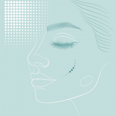 Aesthetic Woman’s Face Graphic