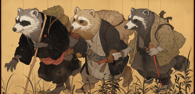 Samurai Raccoons