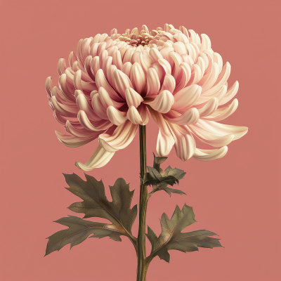Photo Realistic Chrysanthemum