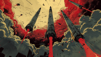 Missile Launch Illustration