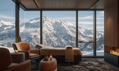 Luxurious Mountain View Room