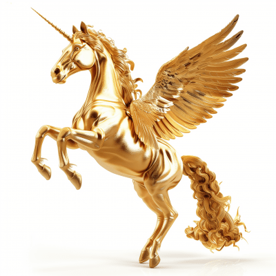 Golden Pegasus Jumping