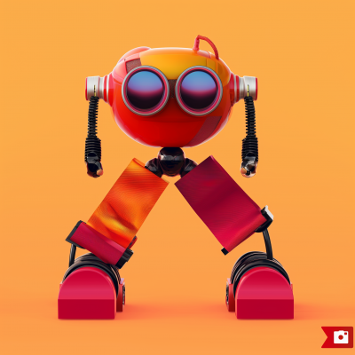 Robot Emoji with Creative Idea