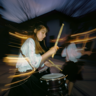 High School Drummer Girl