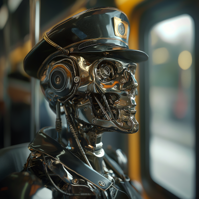 Superrealistic Robot Metro Chauffeur