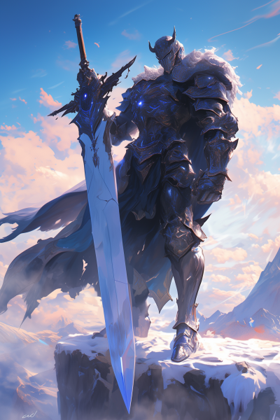 Grimdark Mystic Silver Knight