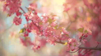 Cherry Blossoms in Soft Light