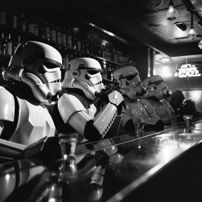 Storm Troopers in a Bar on the Death Star